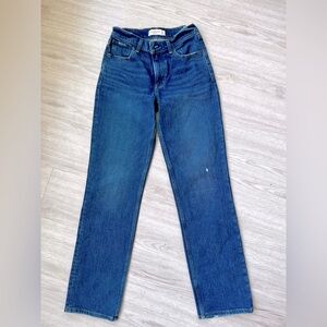 NWOT Abercrombie 90s low rise straight jeans, dark wash